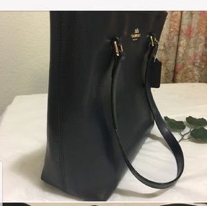 Coach navy blue bag